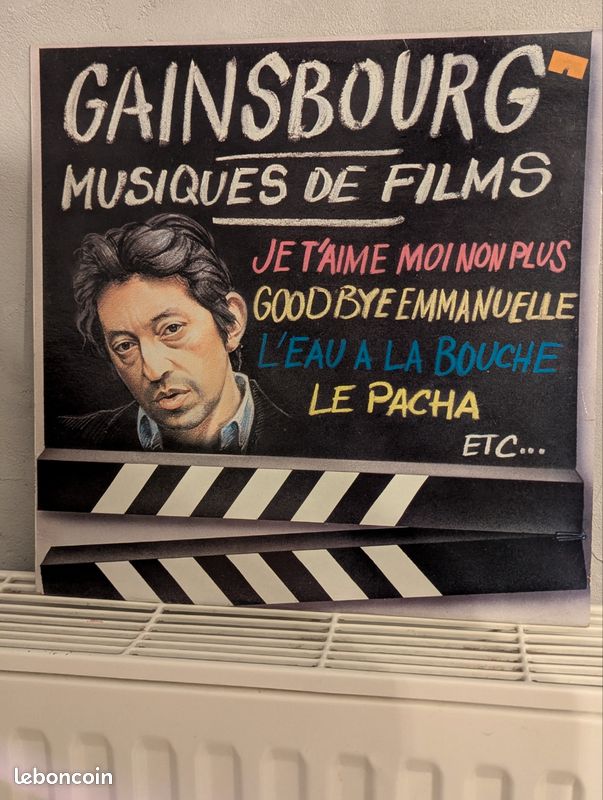 Gainsbourg "Musiques de film" vinyl 1979 (image 1)