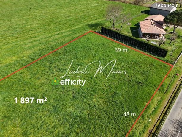Terrain 1 897 m² Lafitte