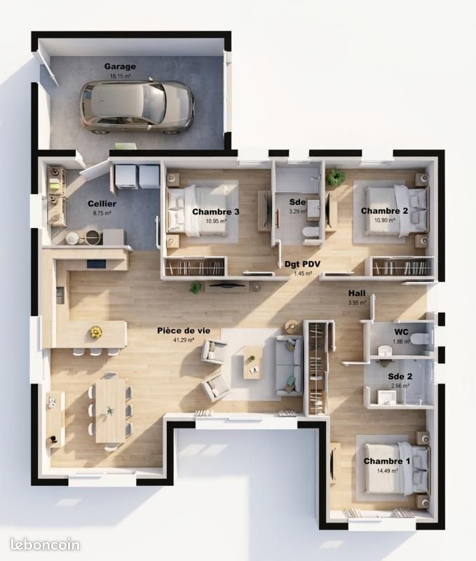 Maison 4 pièces 100 m² · à Morlaix · 100 m² · 263 468 €