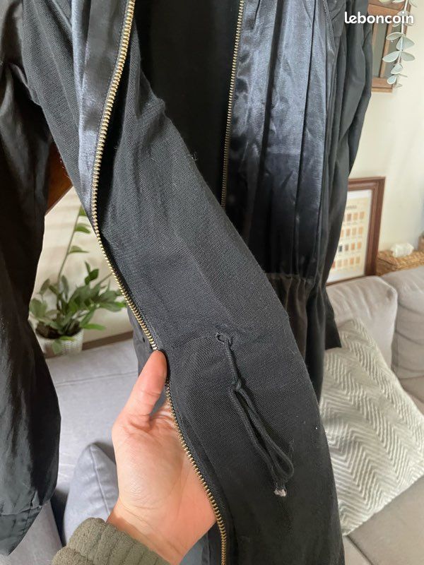 Robe manteau Vanessa Bruno noire – taille 36/38 – pièce archive hybride chic (image 12)