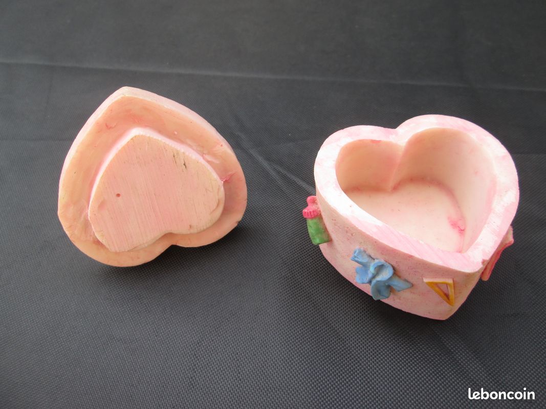 PETITE BOITE A DENTS ou A BIJOUX - EN CERAMIQUE - VINTAGE - TRES BON ETAT (image 4)