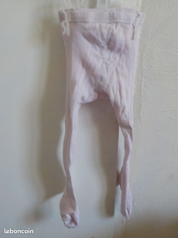 Collant 23 mois rose clair (image 1)