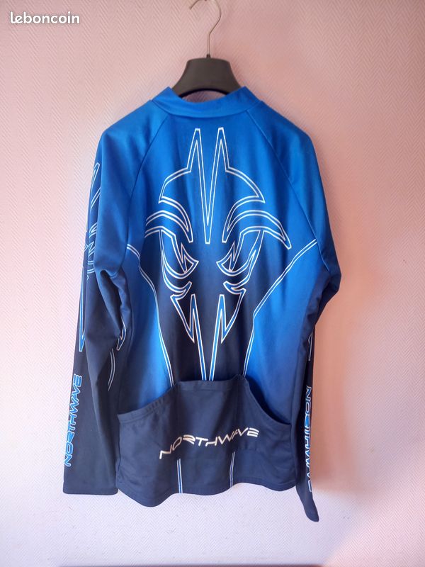 Maillot Northwave manches longues squelette taille L - Équipements vélos