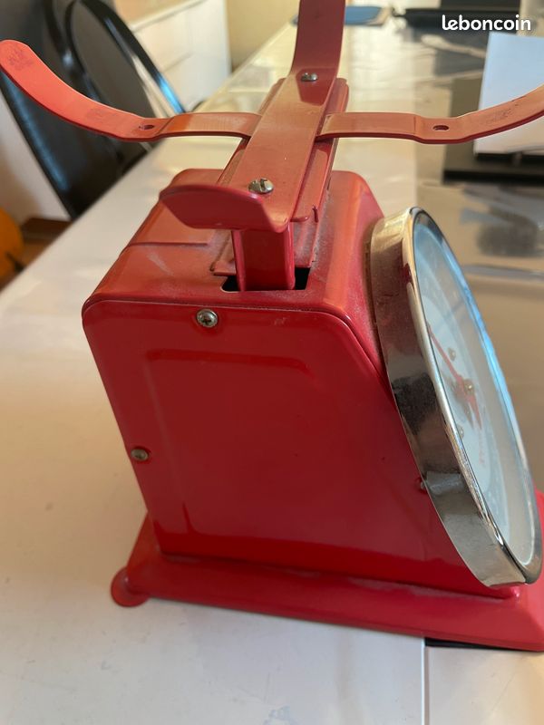 Balance De Cuisine TERRAILLON rouge Vintage 70' Mécanique Jusqu'à 5kg