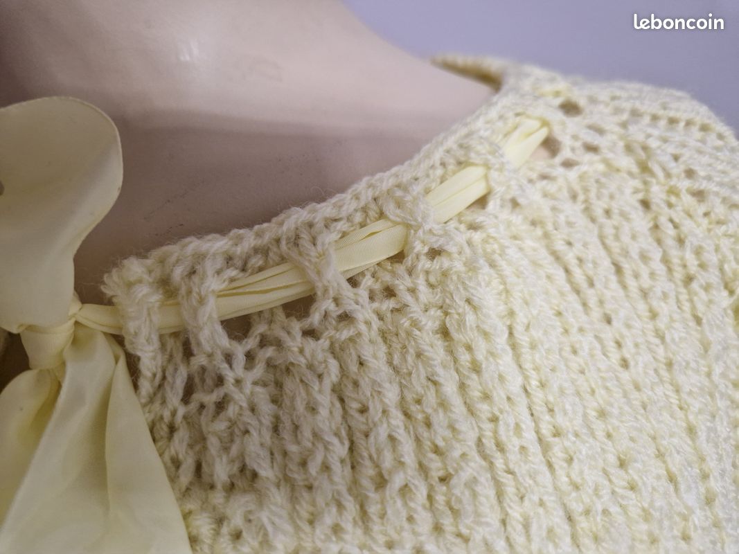 Gilet / Liseuse en laine - Taille unique - Comme neuf (image 2)
