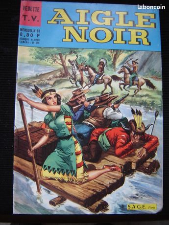 BD Aigle Noir (Vedette T.V.) recueil 6 - Livres