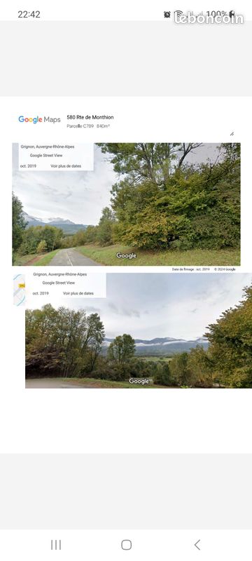 Terrain Agricole 840m² GRIGNON 73200 · 11 000 €