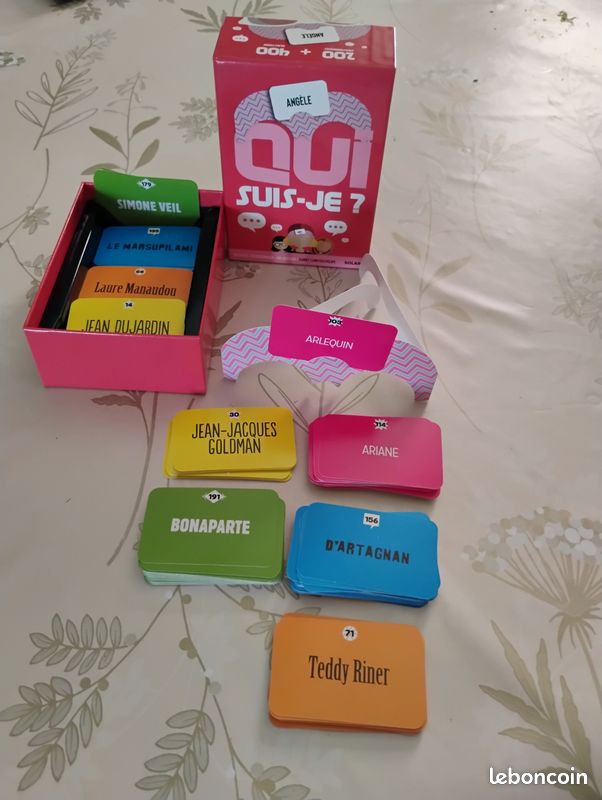 Jeu ados et adultes QUI SUIS-JE de SOLAR, jeu neuf (image 7)