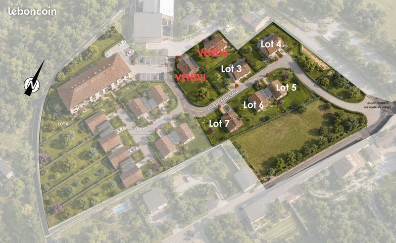Terrain 500 m² · à Pressins · 500 m² · 75 000 €
