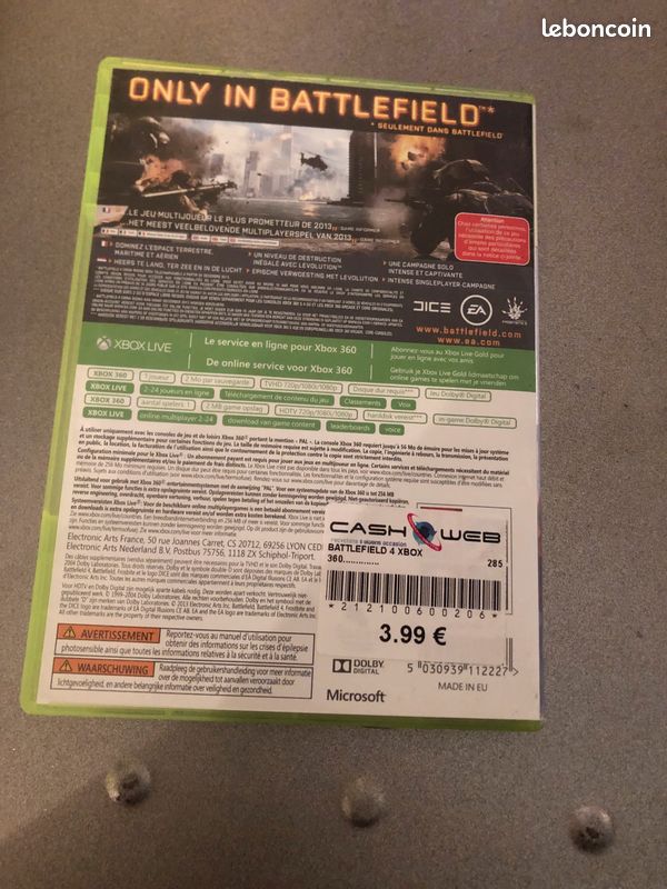 Jeu XBOX 360 BATTLEFIELD 4 (image 2)
