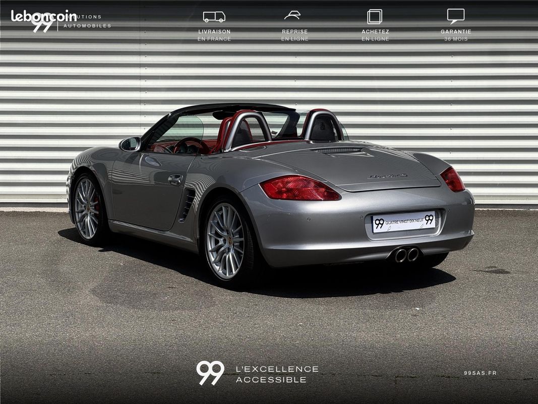 Porsche boxster porsche rs 60 spyder 3.4l 303ch bose echappement sport pcm livraison reprise (image 7)