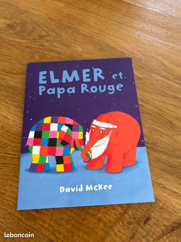 Livre enfant Elmer et Papa Rouge – NEUF (image 2)