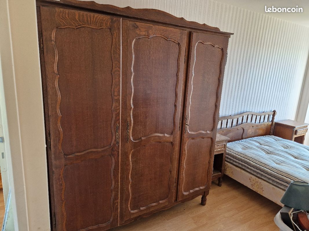 Chambre a couché complète bois massif (image 4)