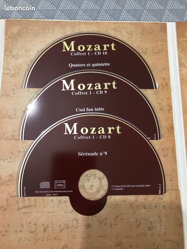Coffret 10 CD Mozart époque classique neuf (image 7)