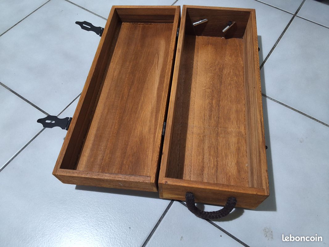 Coffre de munitions en bois,vintage - Collection