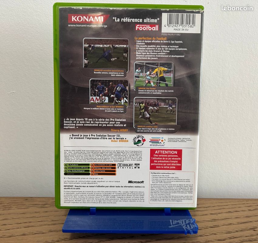 Jeu PES 5 - Pro Evolution Soccer 5 - Xbox - Version PAL FR - Complet - Occasion