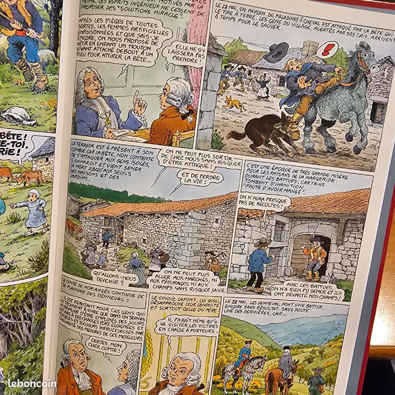 Bd dédicacé la bête du Gevaudan par Pesch (image 5)