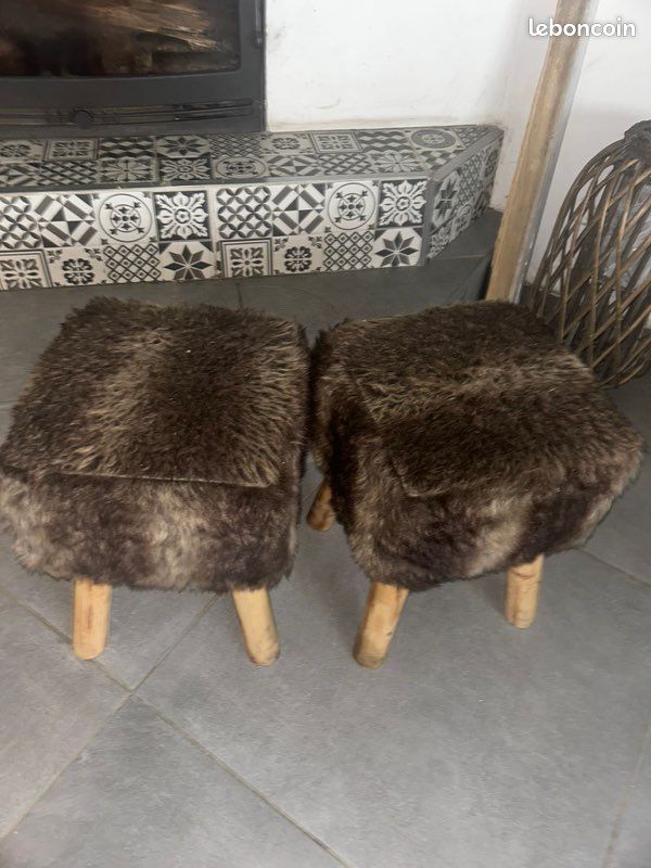 Chaise fourrure (image 1)