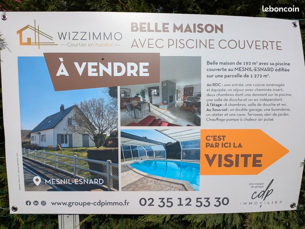 Belle maison avec piscine couverte