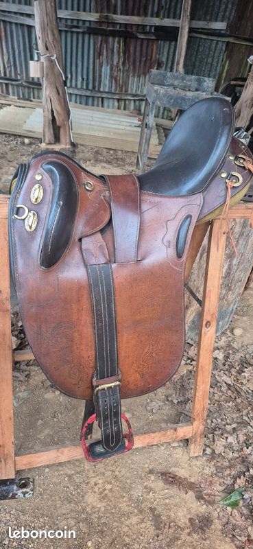 Selle de cheval synthétique australienne avec tour de taille