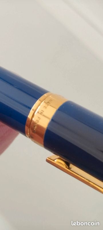 Stylo Bille S.T. Dupont Paris Ligne Fidelio - Laque Chine Vert & Or - Occasion