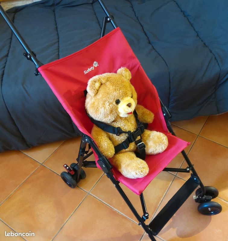 Poussette canne Safety rouge (image 1)