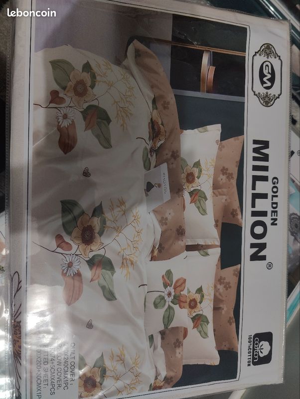 Housse de couette + Taie d'oreiller + Drap housse (image 2)