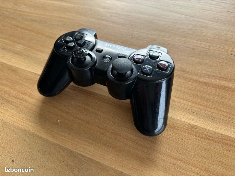 Manette Officielle Sony DualShock 3 Pour PS3 – Noire – Occasion Fonctionnelle