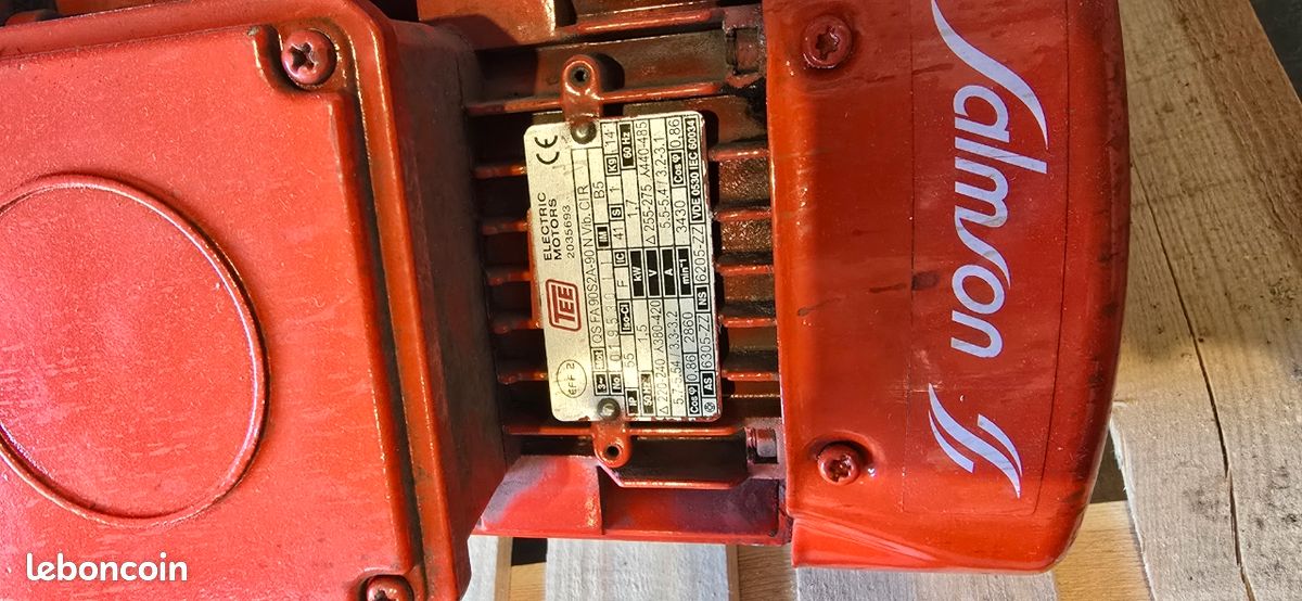 Pompe De Circulation Double Salmson Dcx 40-80 Tri – Neuve, Défauts Mineurs