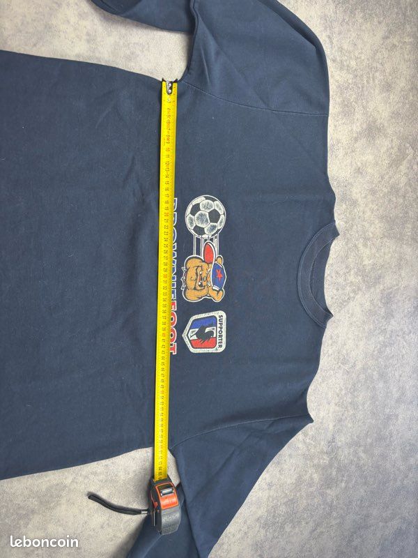 Pull Brownie vintage 00s marine FootBall France made in France - L (image 12)