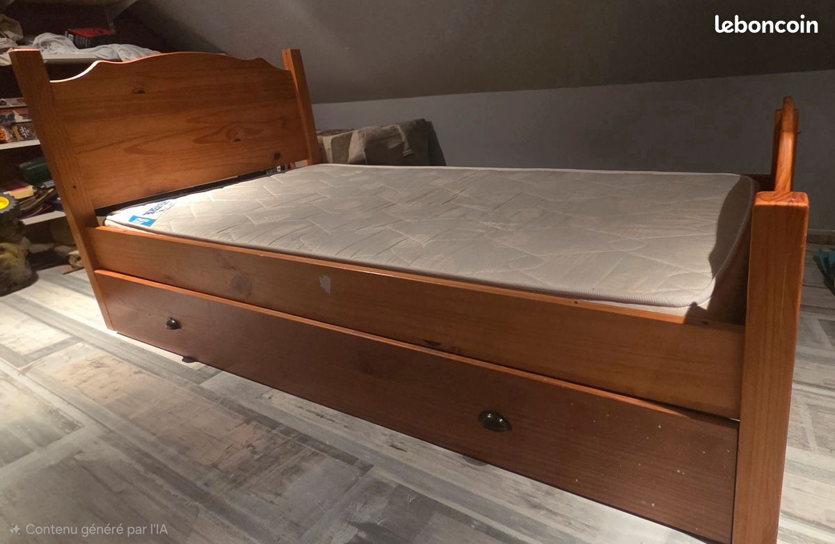 Mobilier en bois chambre (image 1)