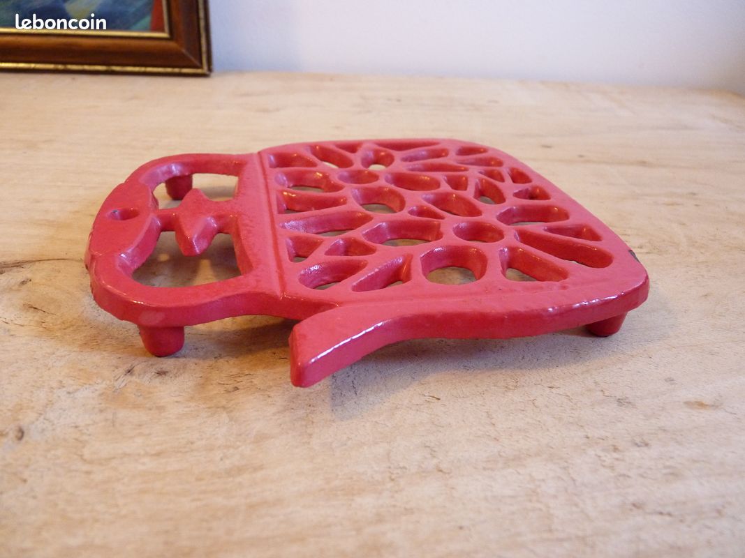ANCIENNE SÉRIE DE casseroles émaillées rouge bordeaux vintage old pots