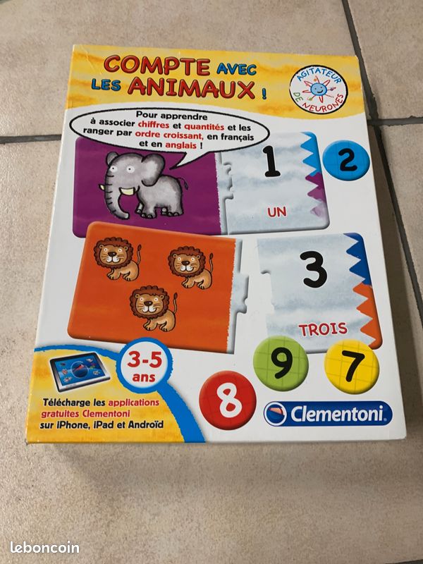Deux. Puzzles pour enfants, Maman et ses petits et compter avec les animaux (image 3)