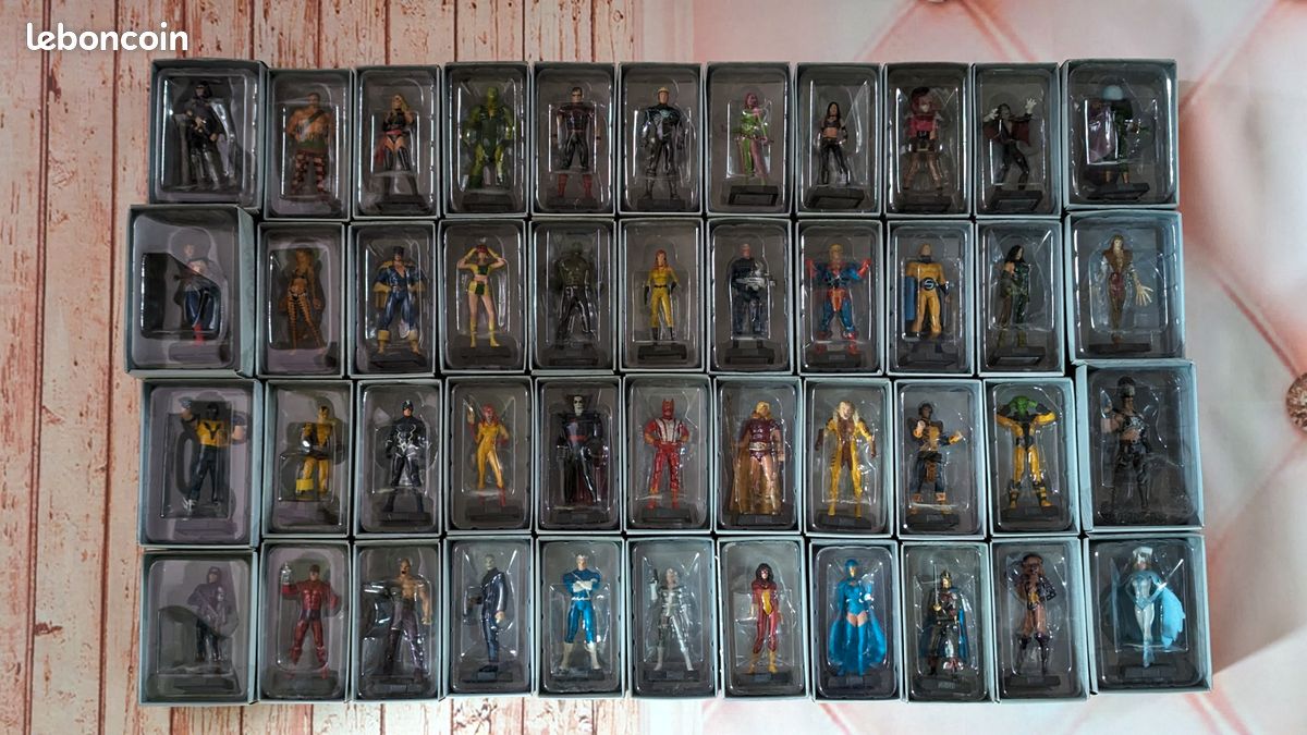 Lot De 12 Figurines Eaglemoss Marvel & DC Comics – Plomb – Collection 2008/2009