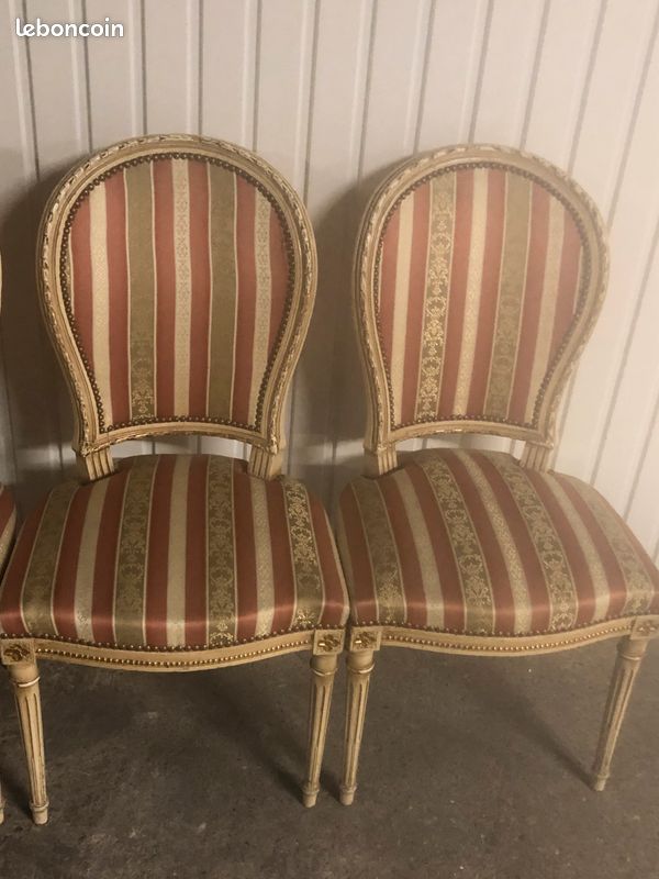 4 Chaises Louis 15 (image 1)