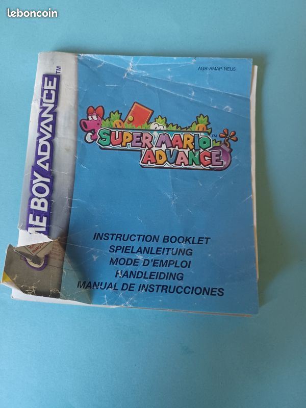 Notice super mario advance GBA (image 1)