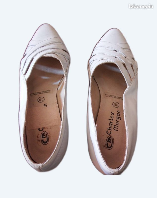 Chaussures blanches Charles Morgan (image 1)