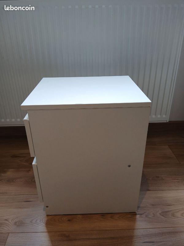 Commode Ikea Kullen 2 tiroirs blanc (image 5)