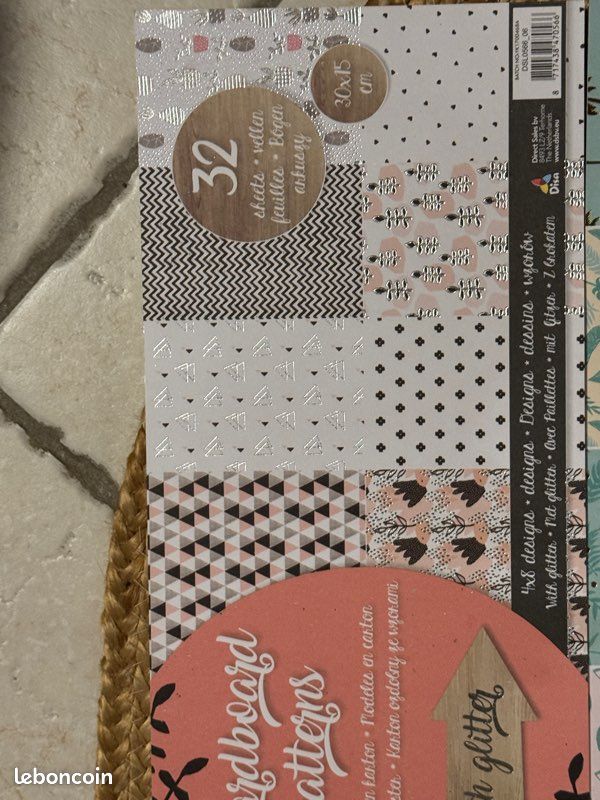 DIY bloc de papiers cartonnés neufs (image 3)