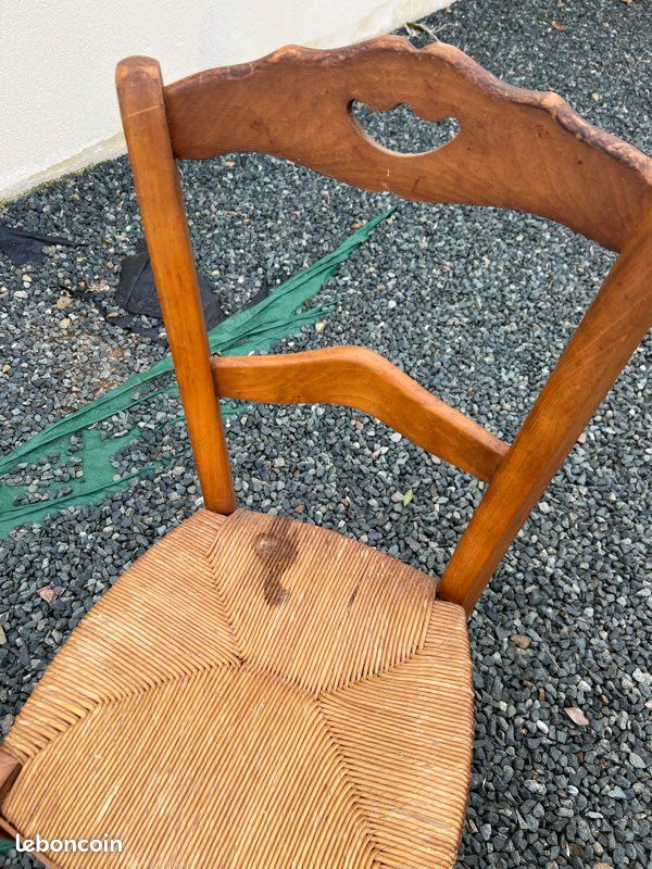 Lot de 4 chaises paillées (image 3)