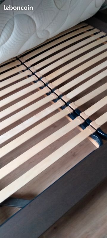 Cadre de lit avec sommier (image 4)