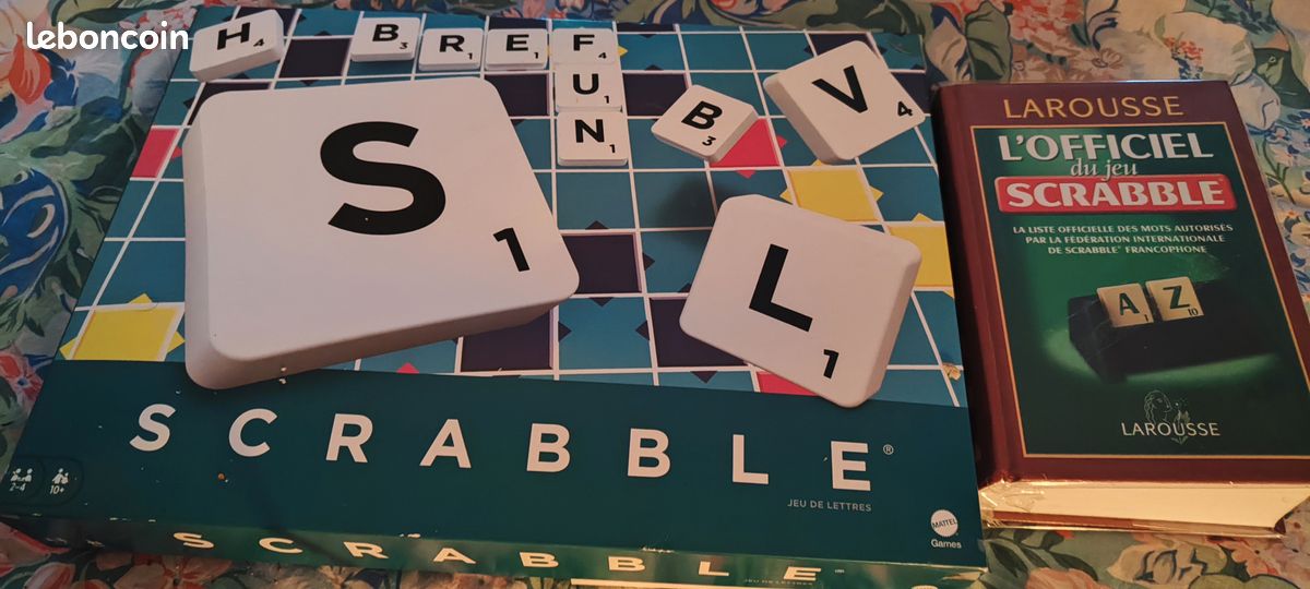 JEU DE SCRABBLE et L'OFFICIEL du jeu Larousse (image 1)