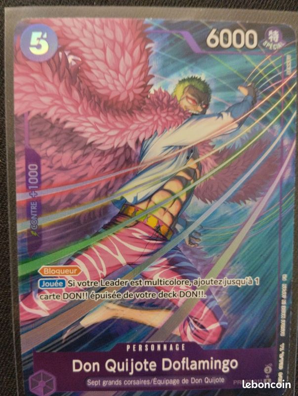 Carte One Piece de Don QuiJote Doflamingo SR alternative (Neu (gemäss