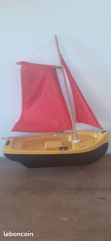 Bateau de bassin plastique jouet 1970 (image 6)