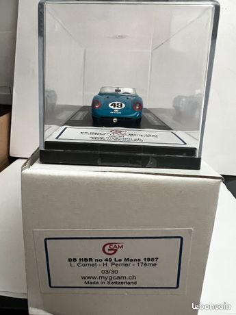Miniature GCAM 1/43 Panhard #49 2e Aux 24 Heures Du Mans 1957 – édition Limitée