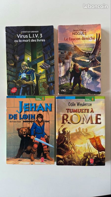 Lot 4 livres enfant 9-12 ans (image 1)