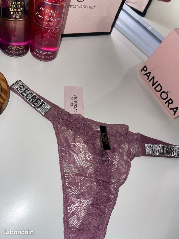 String Victoria's Secret - Taille S/P - Couleur Orange/Rose - Neuf
