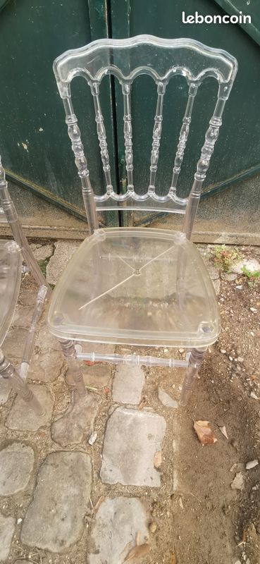 2 chaises Napoléon III transparentes en plexi (image 3)