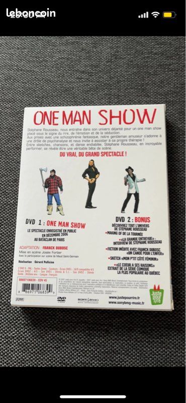 Double DVD Stéphane Rousseau one man show (image 2)