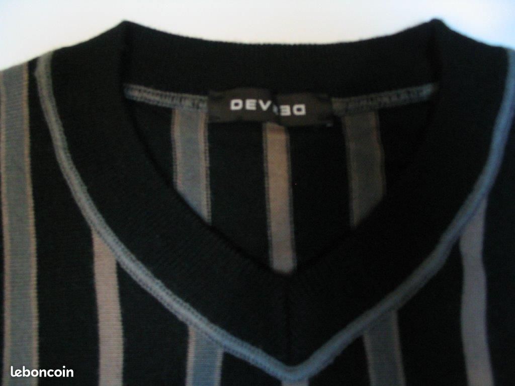 Pull DEVRED à rayures comme neuf - Taille M (image 2)